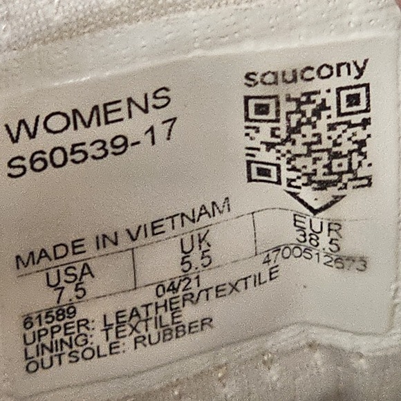 Saucony Jazz 81 Womens Sz 7.5 Pink White Running Shoes Sneakers S60539-17 - Picture 10 of 10